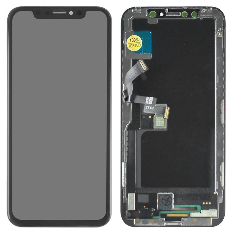 ال سی دی-LCD-iPhone-X-black-with-touchscreen-with-frame-with-flat-cable-OLED-Copy-BOE