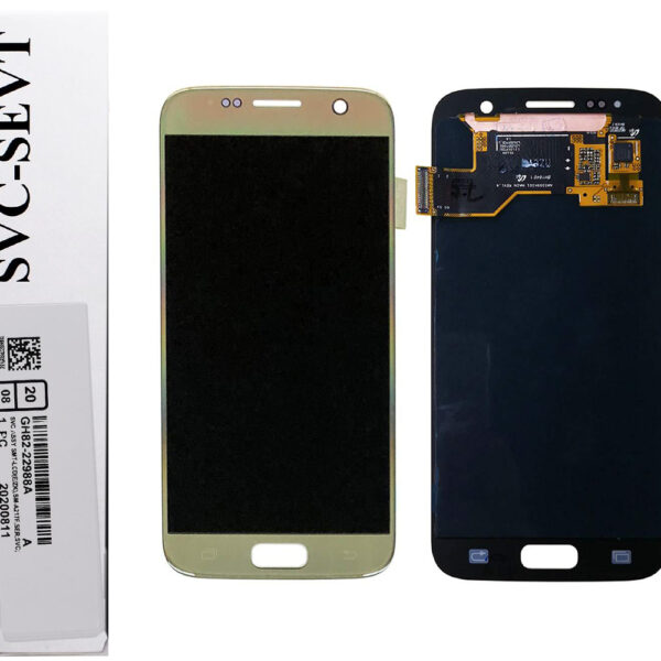 تصویر ال سی دی شرکتی S7 سامسونگ طلایی LCD SAMSUNG S7 GOLD